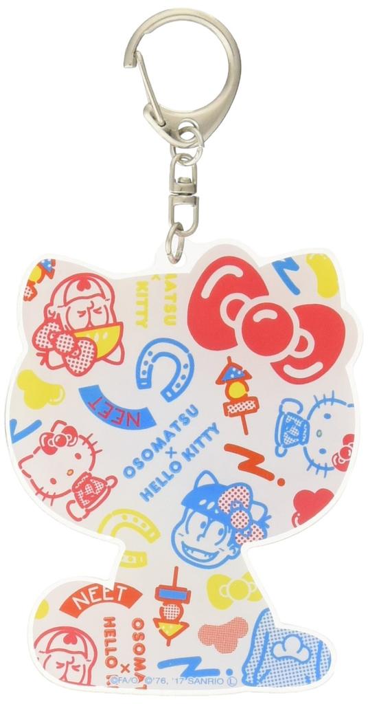 Osomatsu-san x Sanrio Characters Osomatsu x Hello Kitty Acrylic Keychain