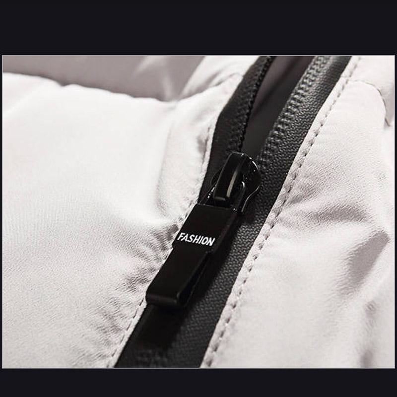 Pánská podzimní a zimní péřová bavlněná vesta zesílená velká ramena Mládež Chléb Oblečení Sportovní vesty L-8XL