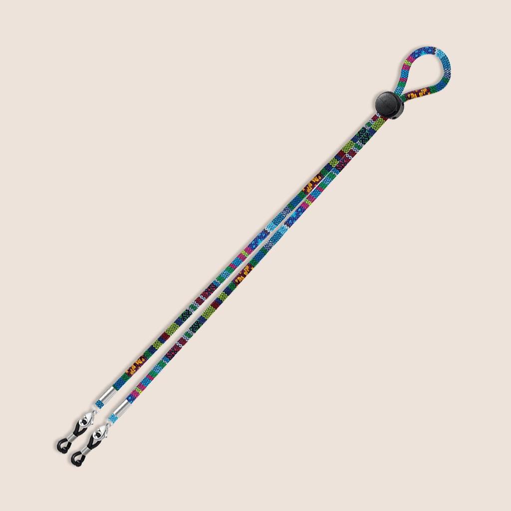 Ethnic Round Button Adjustable Anti-slip Eyeglass Retainer Strap