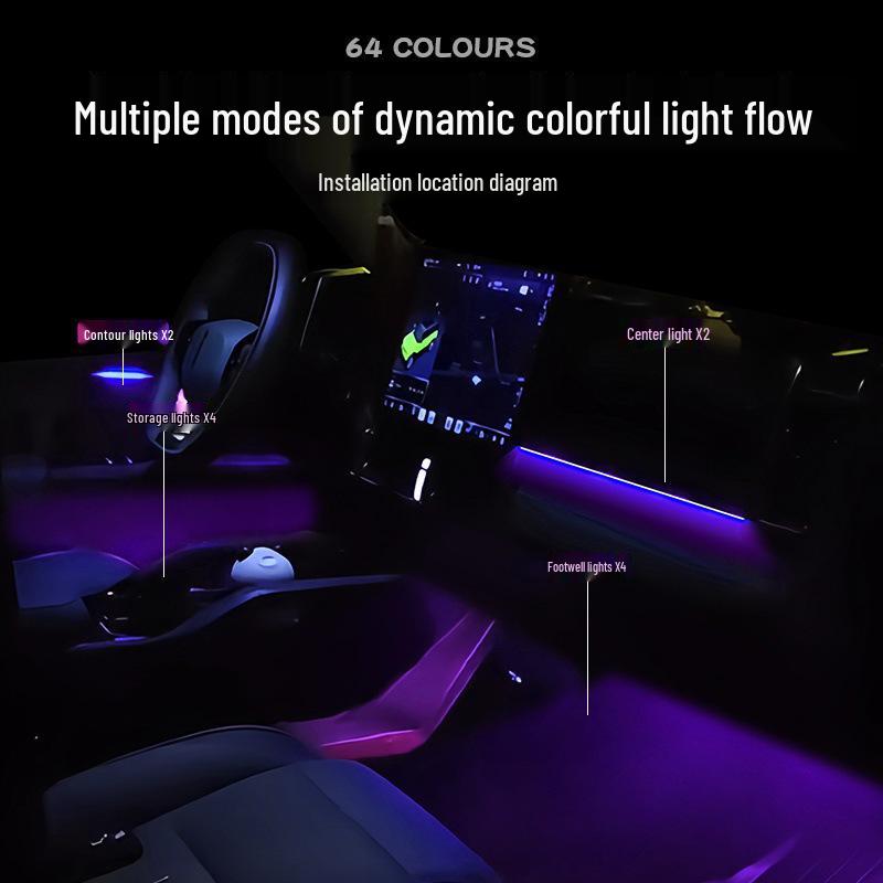 Chery icarV23 Ambient Interior Light Kit for Car Atmosphere Enhancement