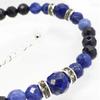 WOLFMAN Silver Accessory Bracelet Unisex Lapis Lazuli Onyx Sodalite (WOLFMAN BRS) B.R.S