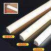 30/40/50CM 90° Lâmpada de Tubo Rígido LED DC12V Branco de Alto Brilho Natural Quente Alumínio Lâmpada LED para Armário Armário Cozinha Iluminação Noturna
