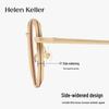 Helen Keller Unisex Round Full-Frame Eyeglass Frame