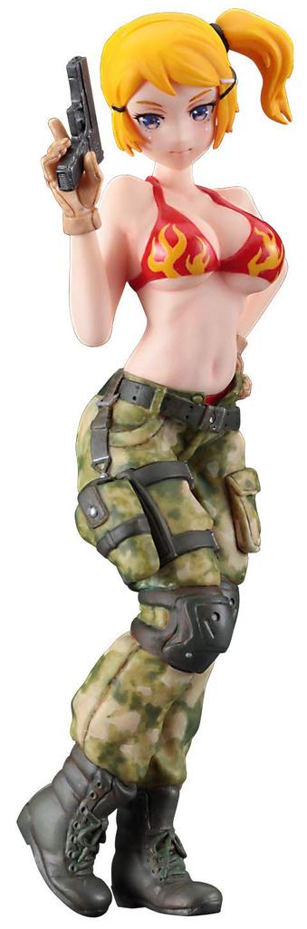 Hasegawa Egg Girls Collection Amy McDonnell Unpainted Resin Kit SP439 1/12 No.06 (Army)