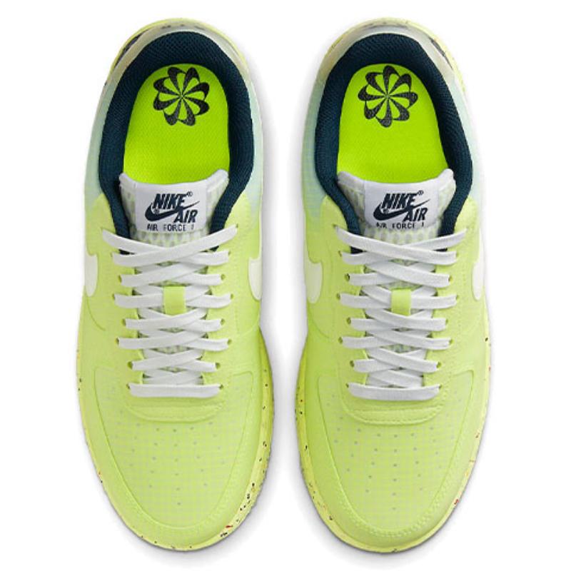 Nike Air Force 1 Low Crater Light Lemon Twist Sneakers DH2521-700