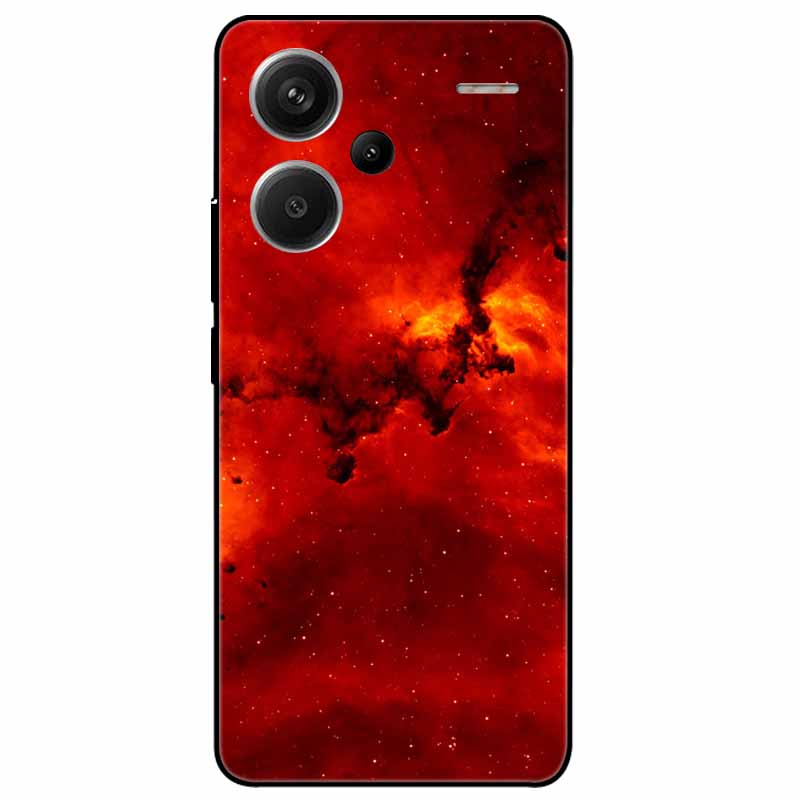 For Redmi Note 13 Pro Plus 5G Pro+ Case Soft Black Painted Cats TPU Funda For Xiaomi Redmi Note 13 Pro 5G Note13 Silicone Cover