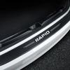 Carbon Fiber Car Door Sill Anti Scratches Stickers Threshold Decals Rear Trunk Protector Strips for Skoda RAPID  Accessories