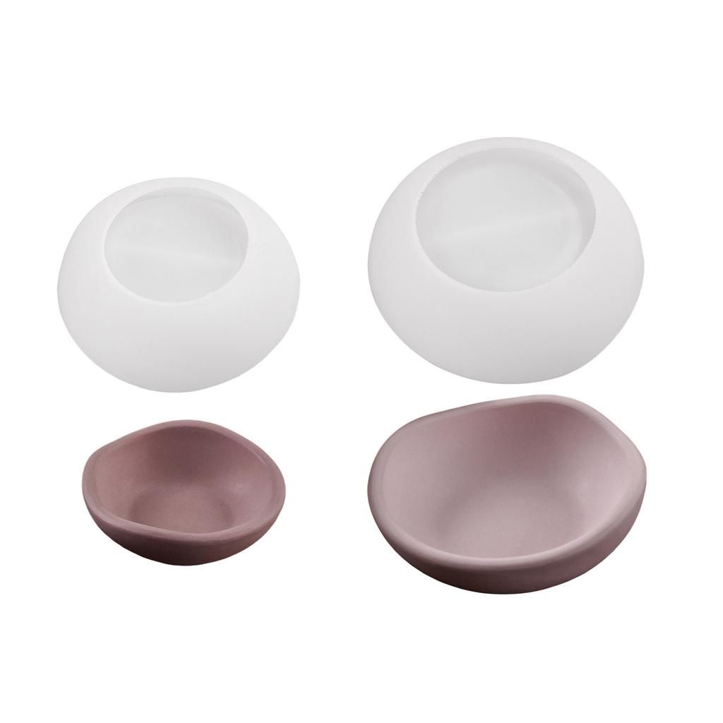 Artistic Irregular Shape Silicone Mold Hand-Making Bowl Mould Suitable for Enthusiasts to Create Resin Bowls and Trays