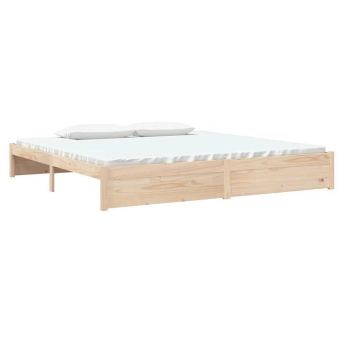 VidaXL Bed Frames Solid Wood 200x200 Cm 814969