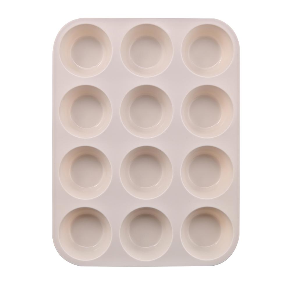 12 Holes Silicone Baking Mold for Baking 3D Bakeware Chocolate Round Sphere Mold Cupcake Pan Cake DIY Muffin Kitchen Tool
