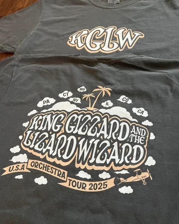 King Gizzard And The Lizard Usa Orchestra Tour 2025 reprint shirt Unisex T-Shirt XL
