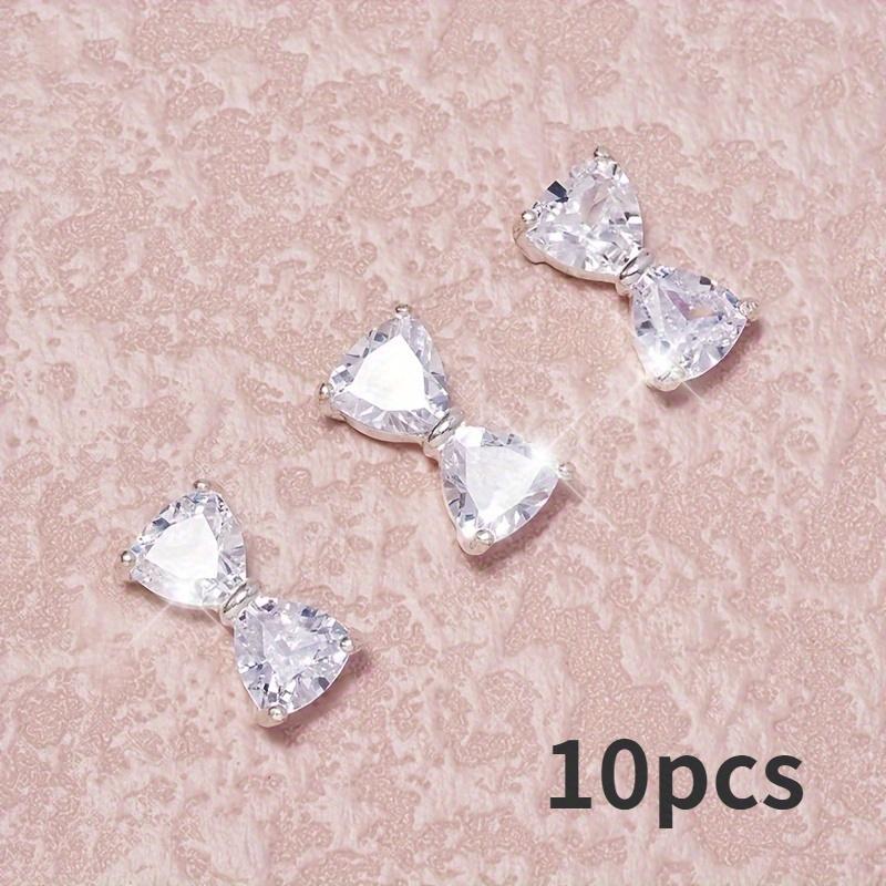 

10 шт. очаровательные 3D-подвески для нейл-арта, стразы, хрустальные подвески, наклейки, сделай сам, украшения для женщин, дизайн ногтей, красота, ювелирное ремесло 10pcs