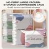 Press & Seal No-Pump Vacuum Bags Cube Compression Cube Compression Bags  Wardrobe Organizer
