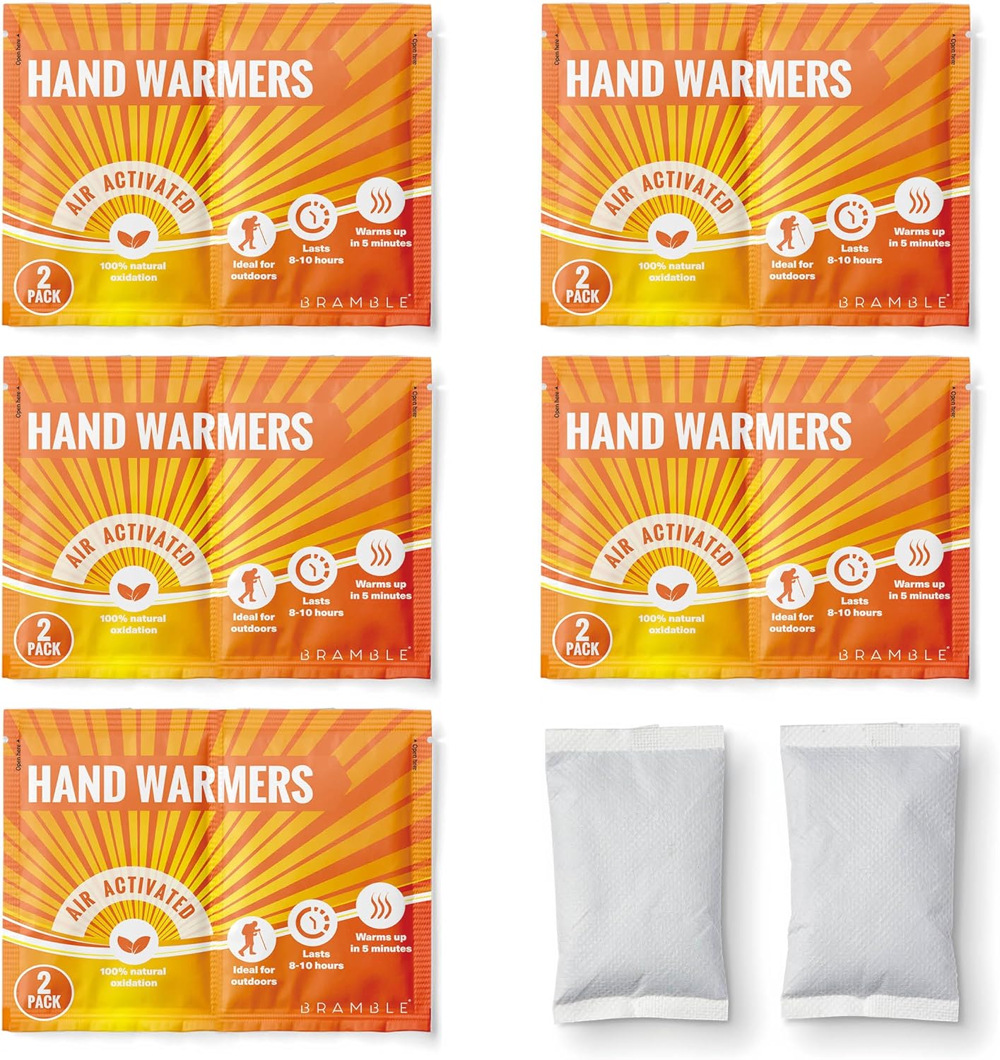 Disposable Hand Warmers – Air-Activated, 10-Hour Heat for Hiking, Skiing, Camping