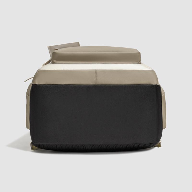 College Style Backpack Men's Large Capacity Backpack Junior Senior High School Student Contrast Color Campus Schoolbag