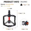 JEELAD Bicycle Pedal Aluminum Alloy Bicycle Parts Flat Pedals Anti-Slip
