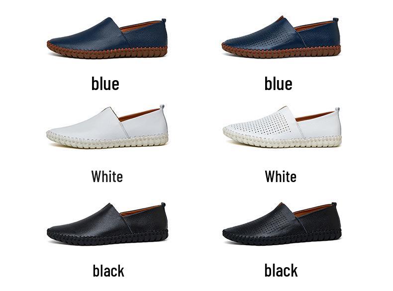 Zapatos Casuales de Cuero para Hombre, Slip-On, Talla Grande (Tallas 48-50)