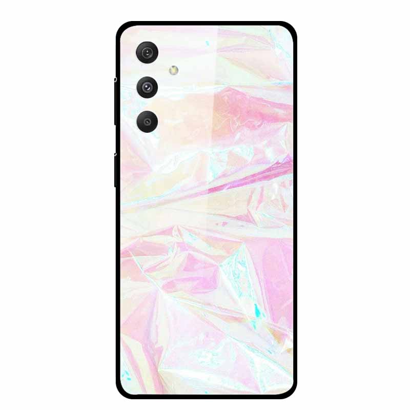 For Samsung Galaxy M54 M34 M14 Case Luxury Tempered Glass Back Cover Hard Case Samsung Galaxy M 54 Capa Fundas Coque Colorful