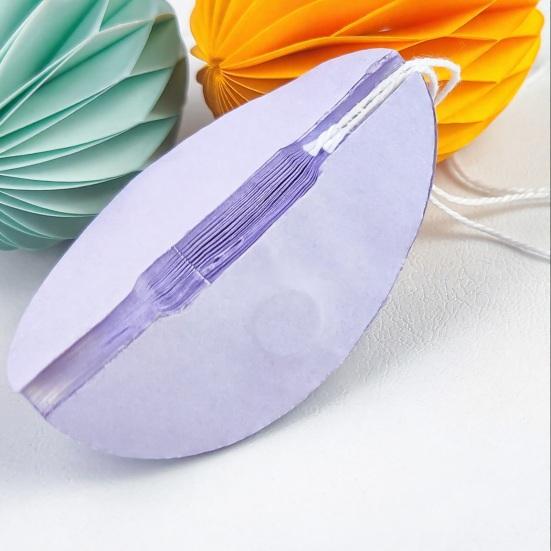 2 Pcs Easter Honeycomb Hanging Decoration 3D Paper Honeycomb Easter Egg