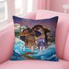 EEpic The Musical Stitch Lucky Dragon Pillow Cover Sofa Cushion Cover Home Room Decoration Children Gift