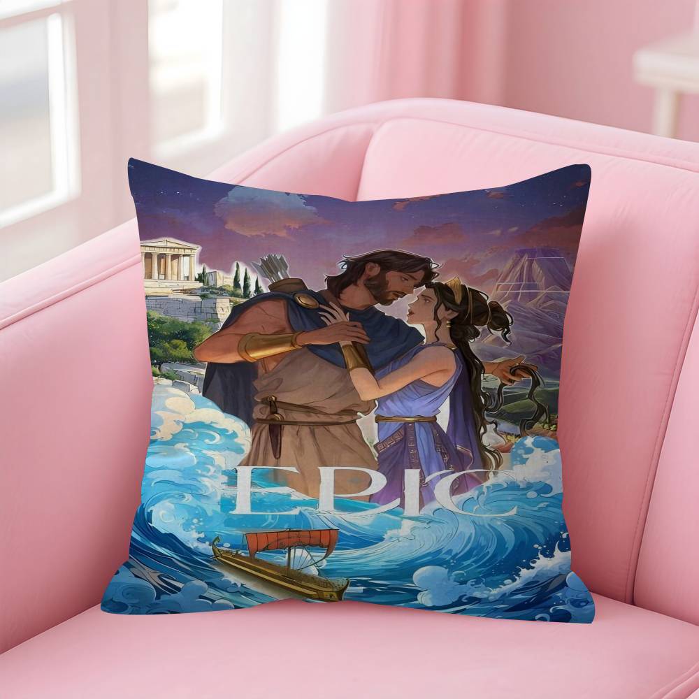EEpic The Musical Stitch Lucky Dragon Pillow Cover Sofa Cushion Cover Home Room Decoration Children Gift