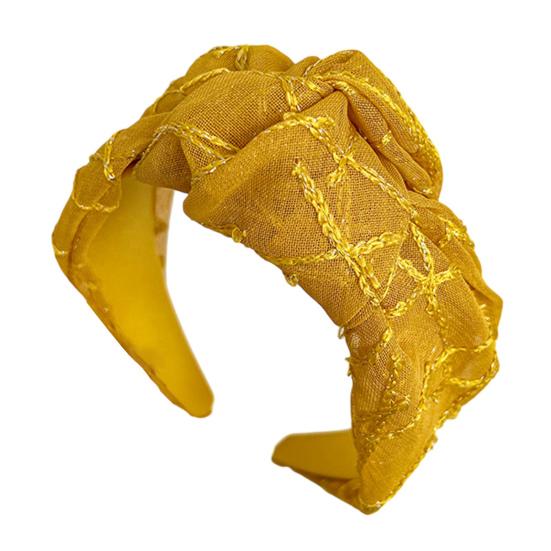 

Women Headband Organza Fabric Bowknot Decor Hair Hoop Daily Party Gathering Outing Versatile Hair Accessories