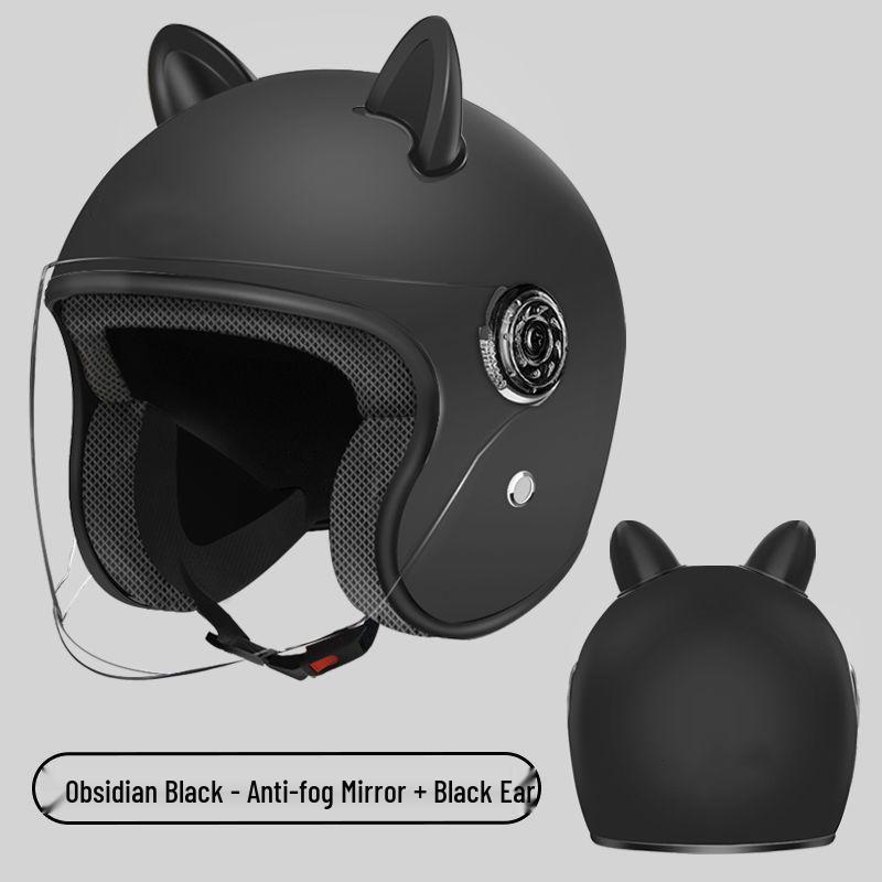 3C Electric Vehicle Helmets for Men & Women, All-Season, Stylish, High-Quality, Trendy New Design, Fashionable Internet Favorite