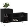Shoe Rack Black 102x36x60 Cm Engineered Wood
