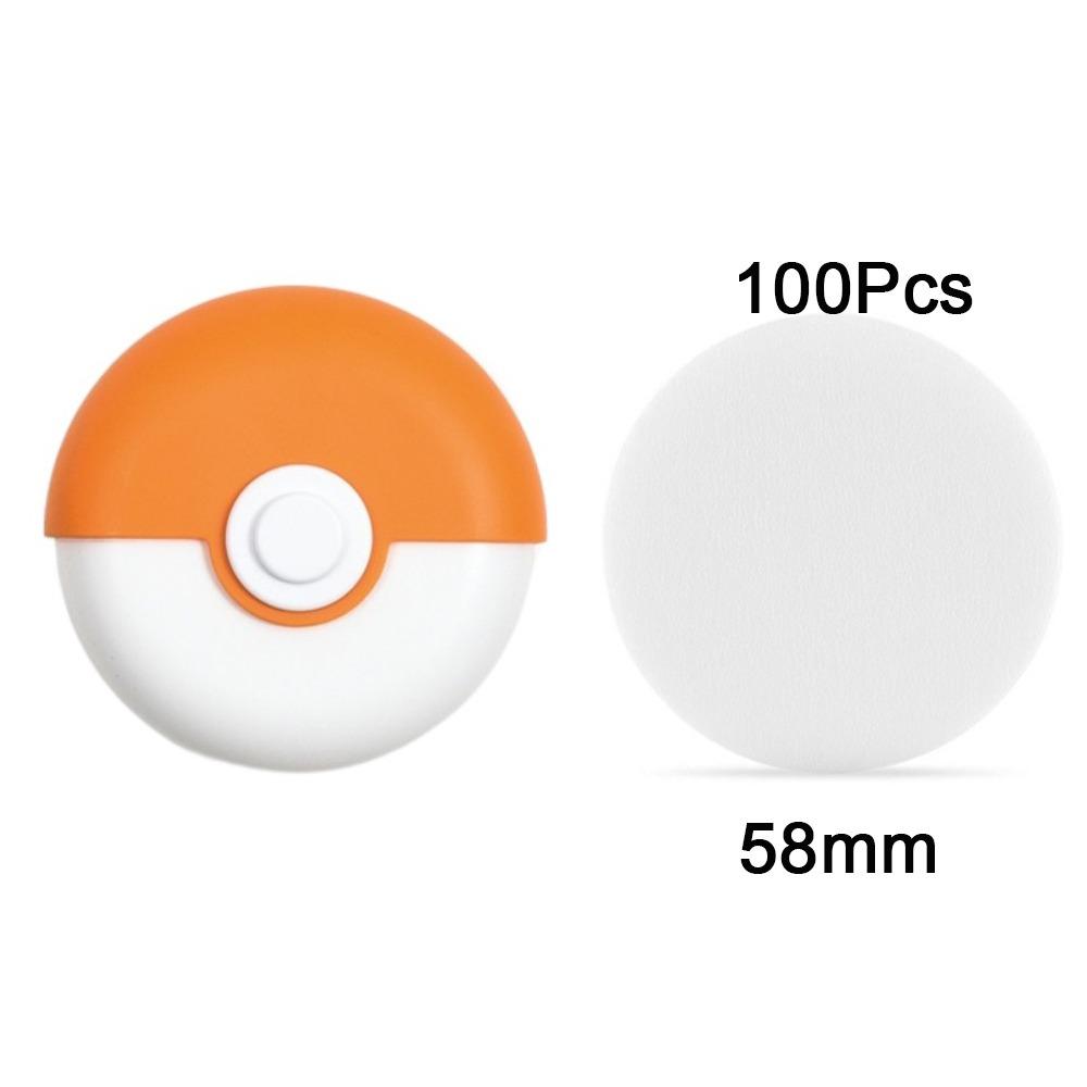 

Rotated Cover Filter Paper Storage Box Plastic Round Filter Holder Espresso Filter Case Coffeeware Orange+58mm