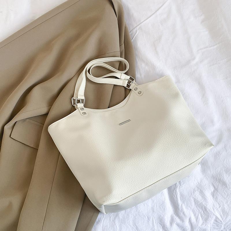 Chic Pu Leather Tote Bag For Women Stylish And Versatile Everyday Handbag With Phone Pocket