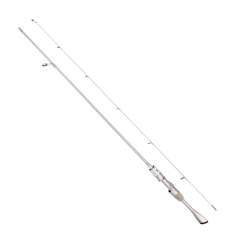 Ultra-weiche Carbon-Mikro-Köder-Castingrute - Silberner Griff