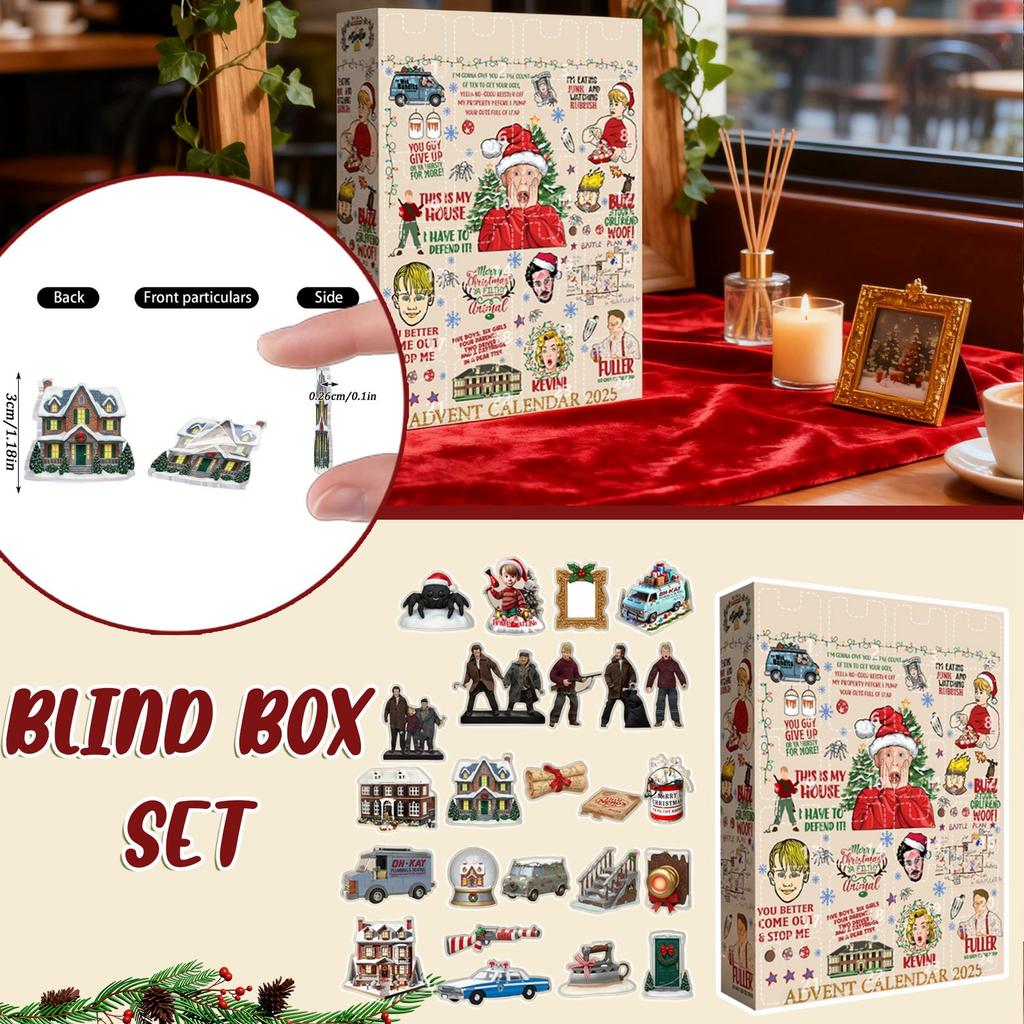 Christmas Advent Calendar, 24-day Advent Calendar Holiday Countdown Collection, Pendant Box Suitable For Christmas Surprise Gifts