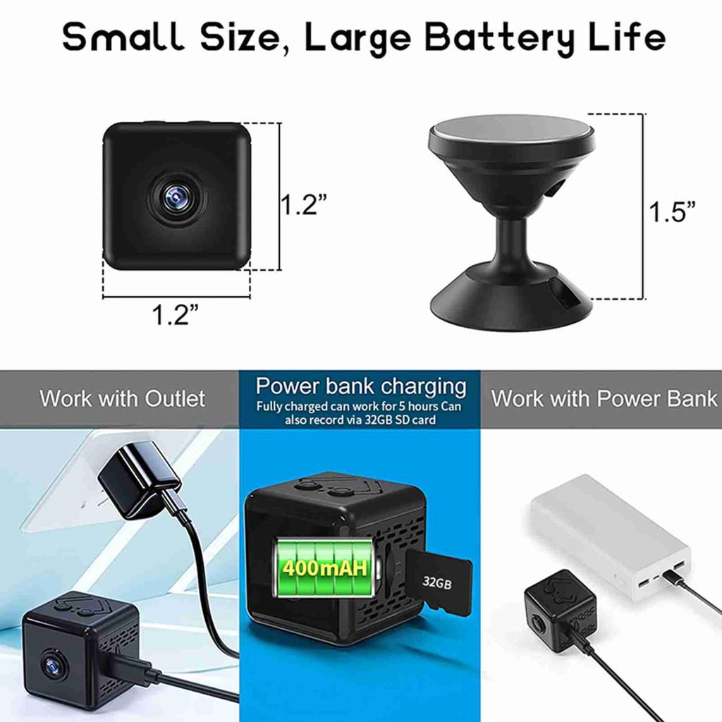 Wireless Security Camera Infrared Night   Motion Detection with Mount for Home