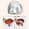 Easy To Store Rice Washing And Draining Tool Multipurpose Stainless Steel Strainer Bowl for Rice and Vegetable Draining