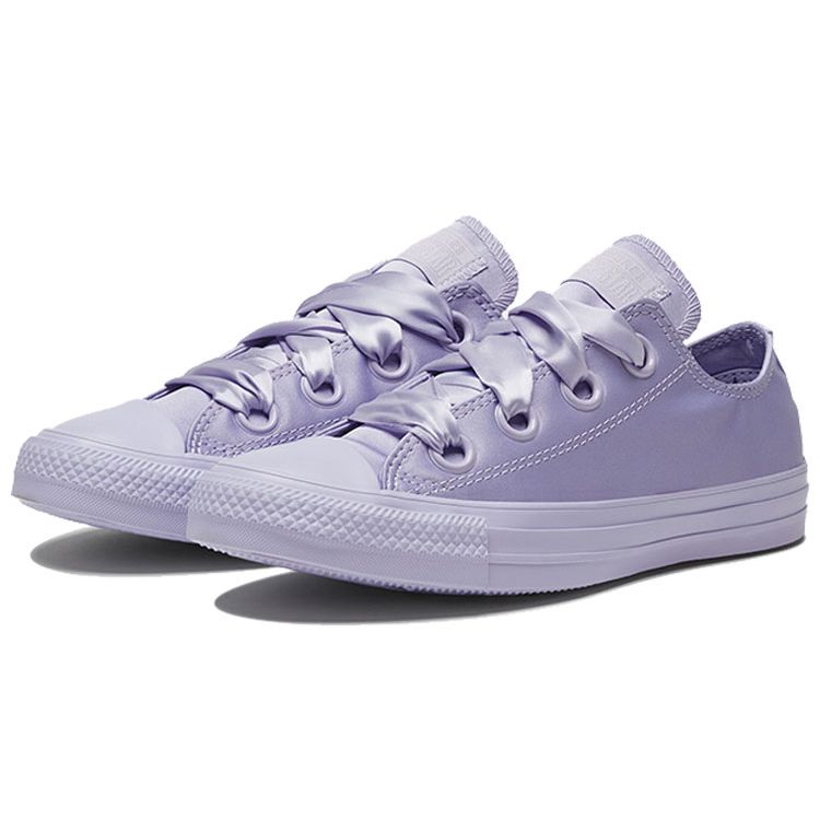 Converse All Star Ctas Low Top Lace-Up Canvas Shoes Women Sneakers Purple 568141C