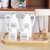 4pcs Japanese Style Kitchen Set Ceramic Seasoning Bottle Soy Sauce Bottle Home Kitchen Decoration Ornament Gift