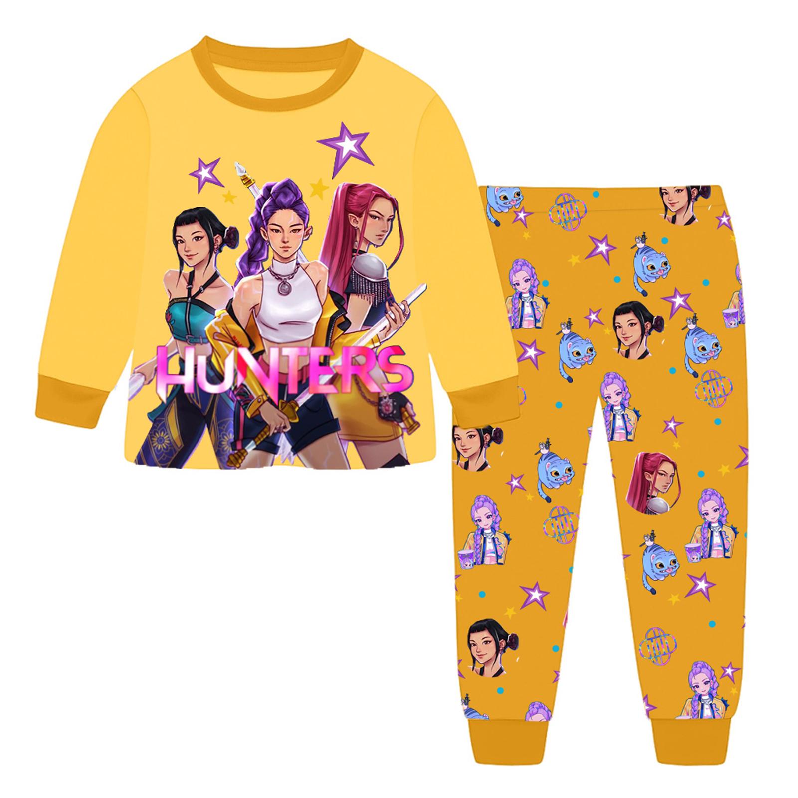 

Детский модный костюм юбка топ с круглым вырезом и длинными рукавами брюки 160 жёлтый