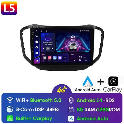 For Chery Tiggo 5 2014 - 2020 Car Radio Carplay GPS Navigation Stereo Android Auto Video Screen Bluetooth Wifi 5G No 2din BT Cam