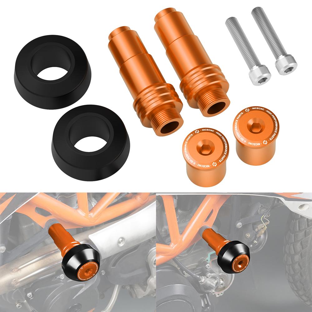 

For 22-25 GasGas 700 SM ES Motorcycle Engine Frame Sliders for KTM 690 Enduro/R 690 SMC/R 08-25 Husqvarna 701 SM Enduro 16-2025 оранжевый