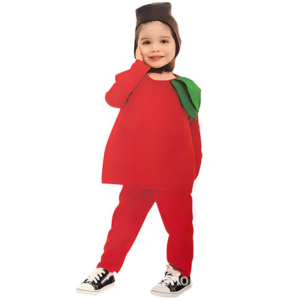 Performance Stage Children Cosplay Costume Pumpkin Cloak Kids Performance Suit Girl