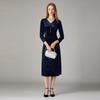 [Retro Elegant Velvet V-neck Dress] Exquisite, Romantic, and High End A-line Dress for Women, Autumn/Winter 25 Years Edition