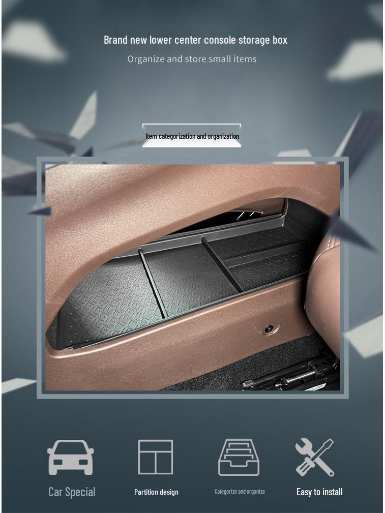 Tiggo 8 Pro Center Console Storage Box - Car Interior Decoration & Modification