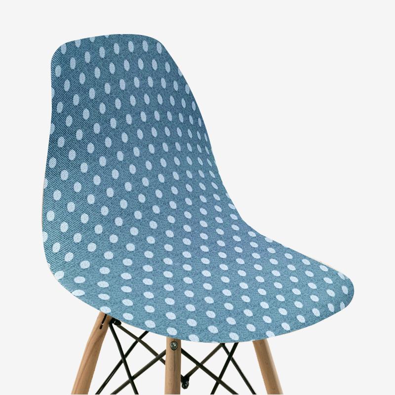 Floral Printed Shell Chair Covers Elastic Seat Cushion Cover Protector for Chairs Fitted Kitchen Living Room for Home Decor 1pc