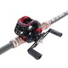 Full Metal Baitcasting Reel, No Backlash, Black Fish Wheel, Long Cast Water Drop, Micro Lure Raft Fishing