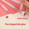 Dot Glue Pen Stick Solid Glue For School Office Supplies Adhesives Glue DIY Hand Work Solid Color Glue Stick DIY Scrapbooking