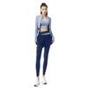 Juyitang Women's Color-Matching Yoga Three-Piece Set - Breathable Slim Fit Sportswear.