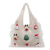 Korean Style Cute Cartoon Winter Yarn Shoulder Bag with Tassels - Versatile Large Capacity Tote