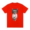 Funny Kendrick Lamar Kitty Cat Enthusiast T-shirt Women's Men's Fashion Short Sleeve TshirtCasual Tshirt Street