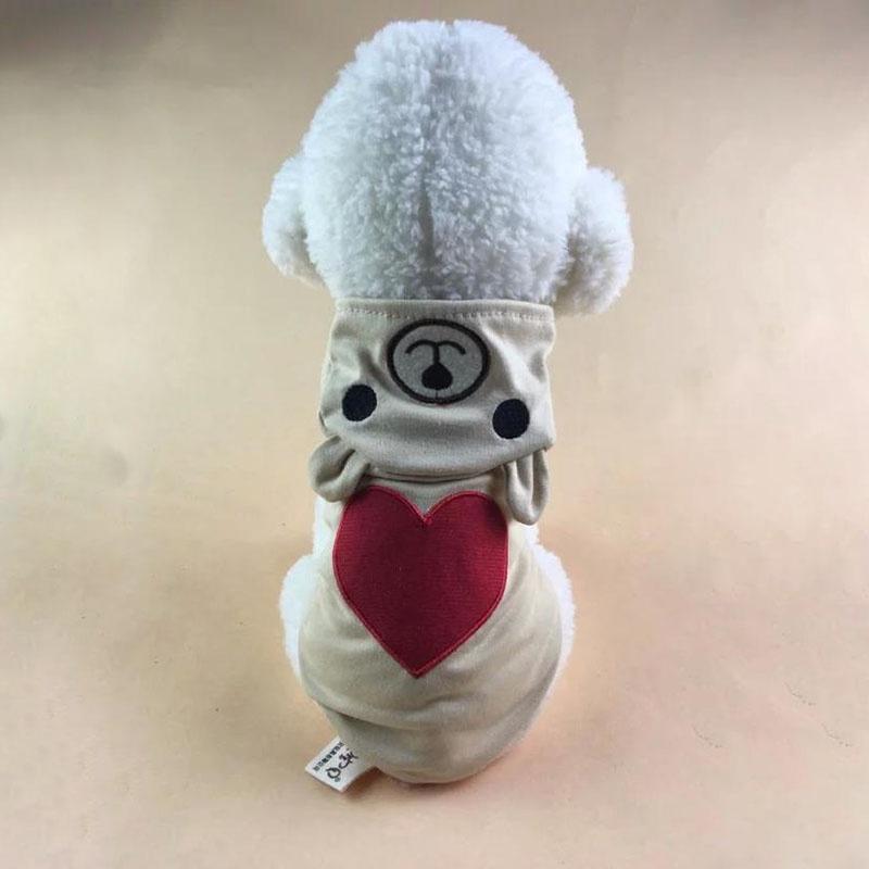 Entzückender Haustier Hund Katze Welpen Pullover Hoodie Mantel mit einzigartigem Bären-Design für Wärme