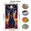 Pyramid Black Cat Large Size Diamond Painting Animals Diy Full Square Round Drill Rhinestone Embroidery Mosaic Cross Stitch Kits Wall Decor